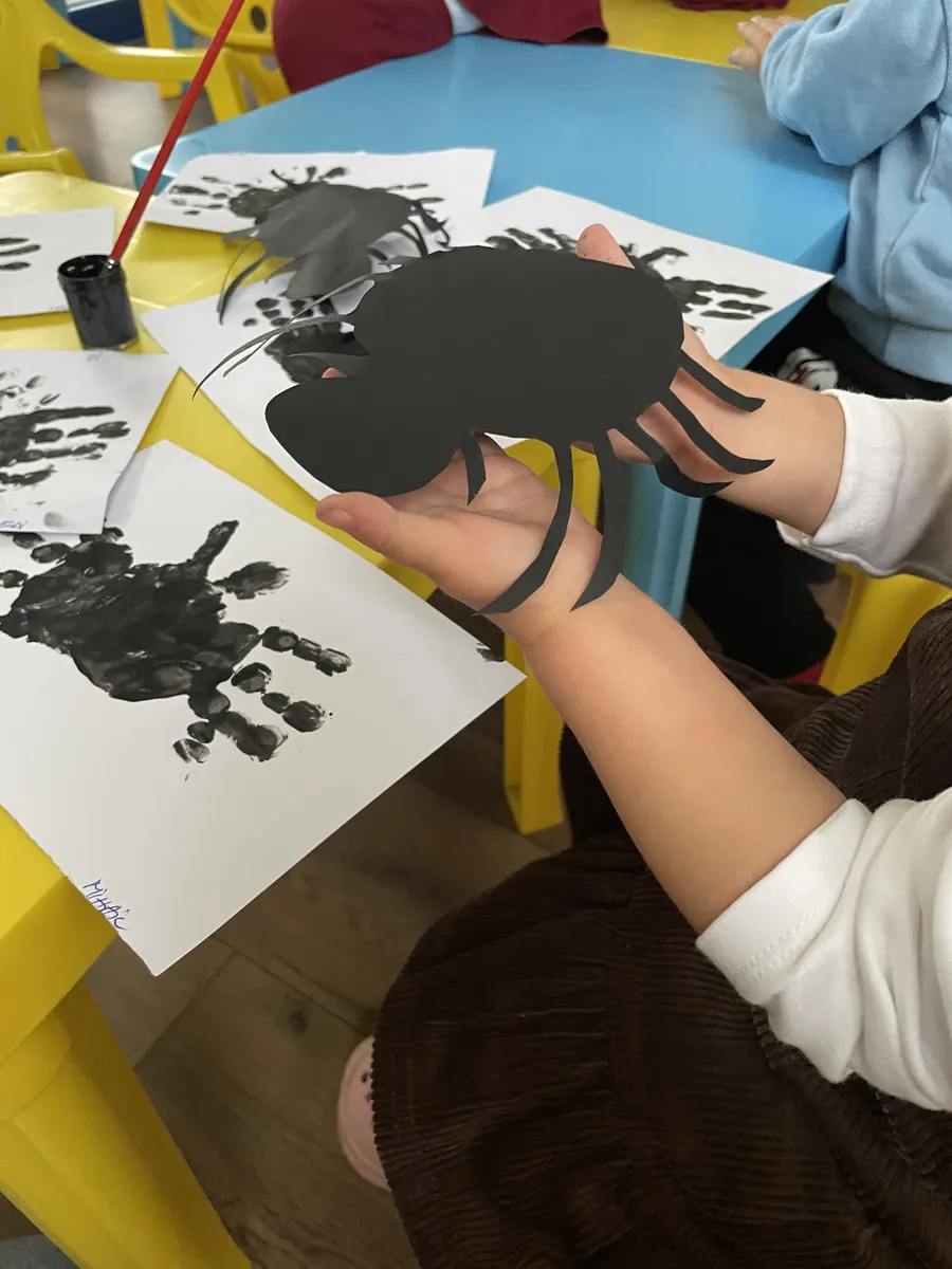 Paianjenul 🕷️🕸️(amprentare mânuță)❤️ (8)