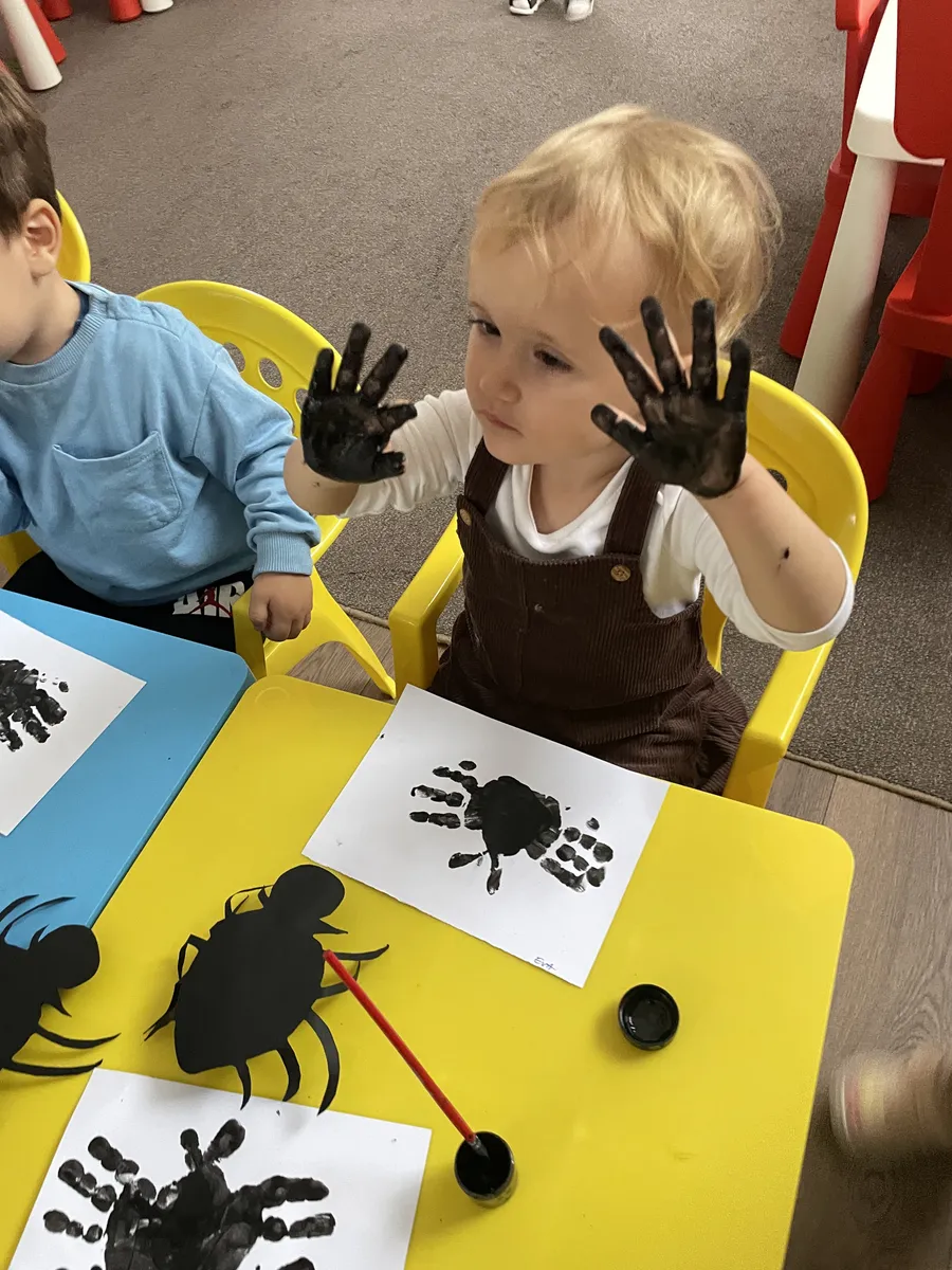 Paianjenul 🕷️🕸️(amprentare mânuță)❤️ (5)